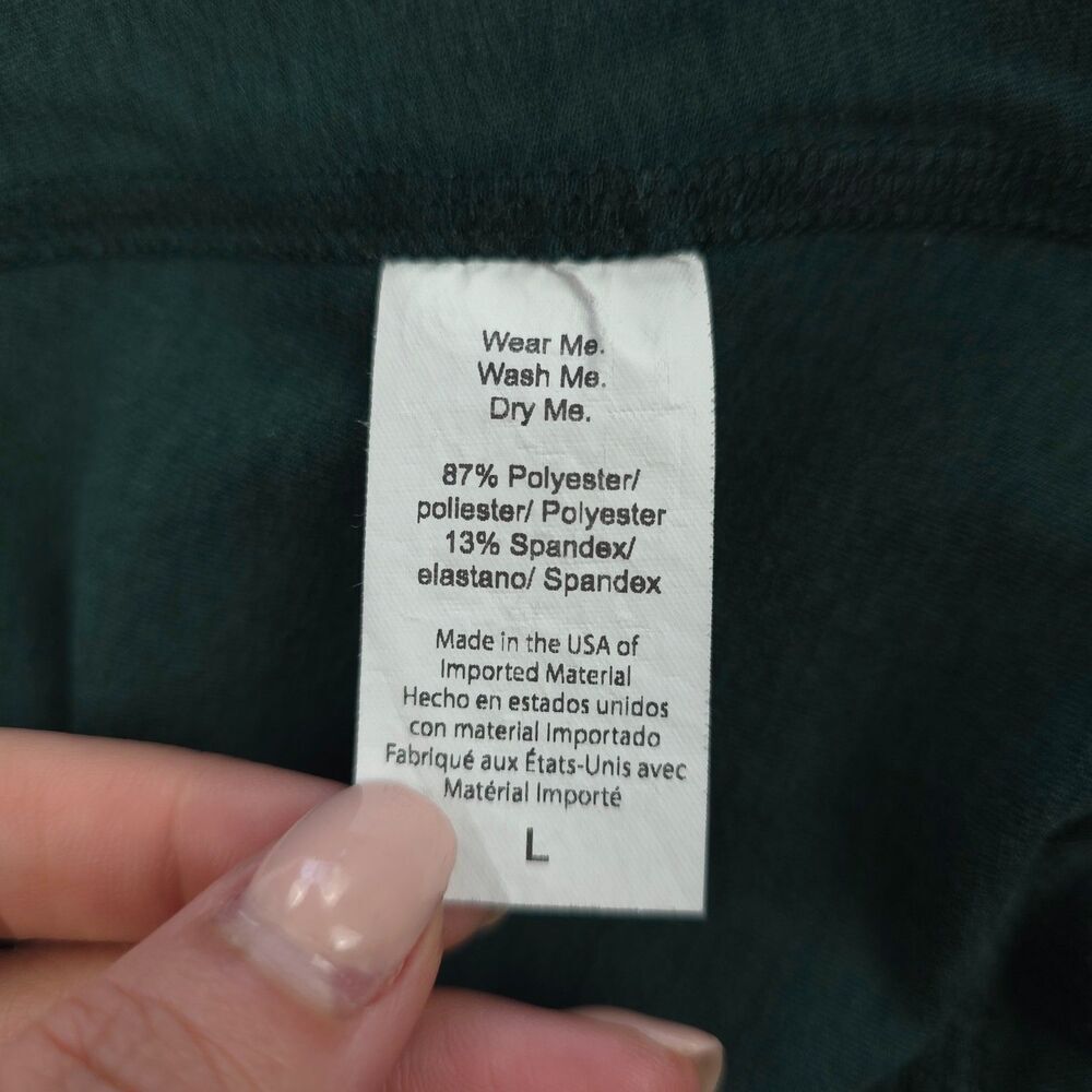BEYOND YOGA Spacedye Out Of Pocket High Waisted Midi Leggings Emerald Green Boho - Picture 8 of 9